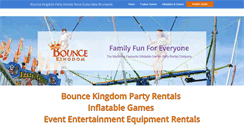 Desktop Screenshot of bouncekingdompartyrentals.com